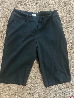 Worthington Black Tailored Bermuda Shorts